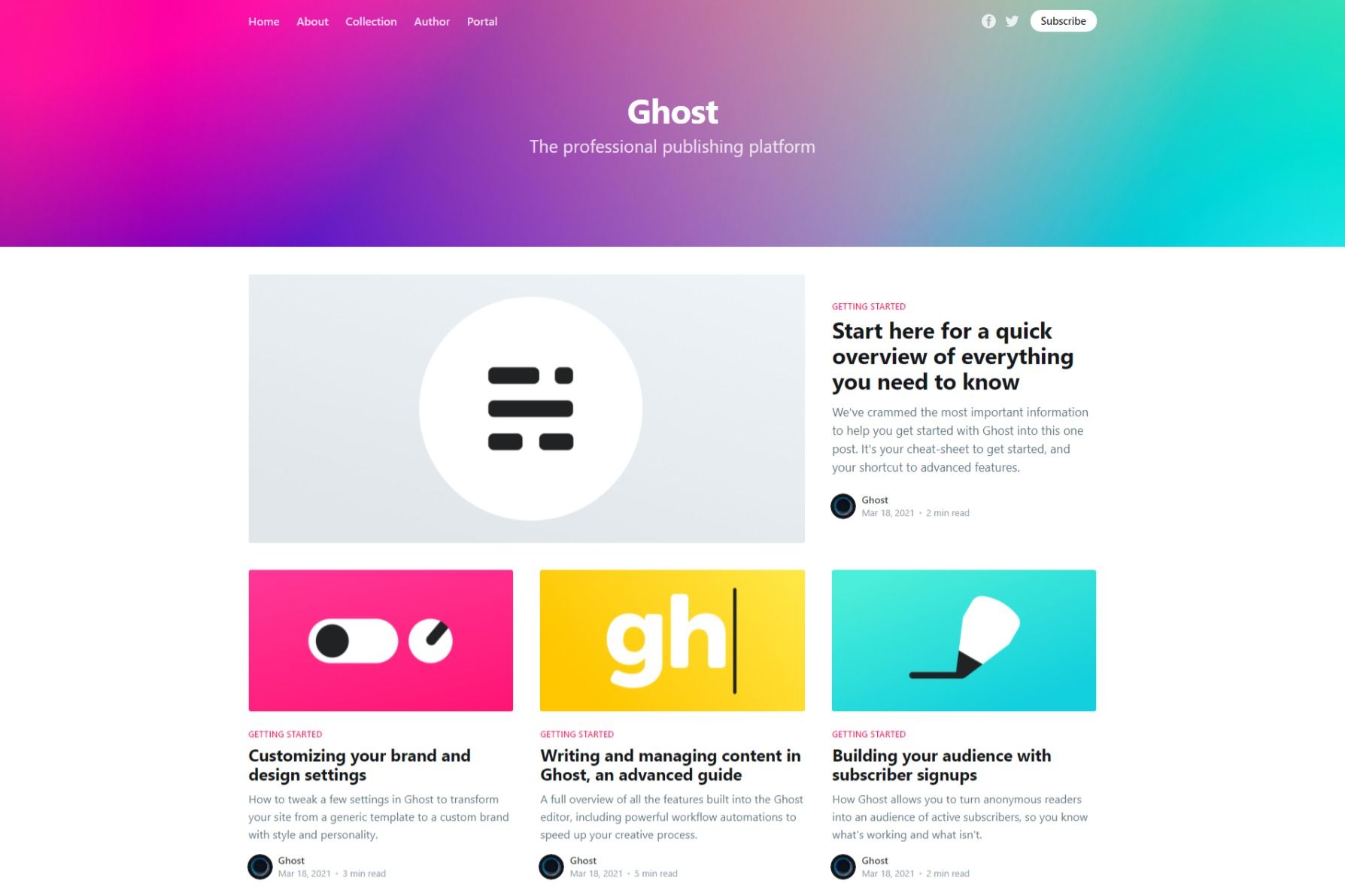 Demo.ghost .io .feature